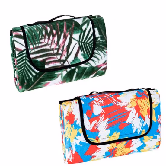 Fleece Portable Travel Camping Beach Picnic Mat Rug Blanket